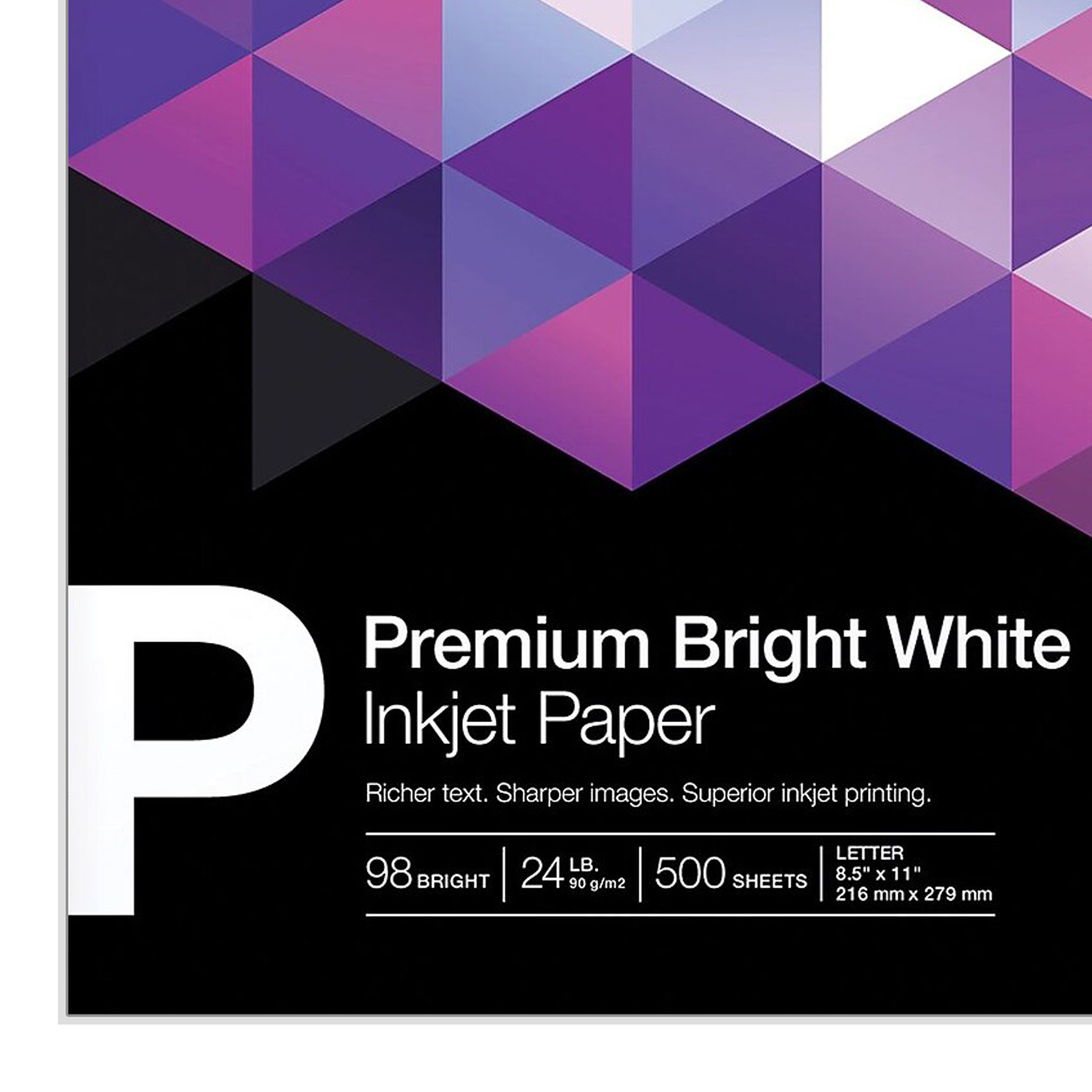 Staples Premium 8,5" x 11" Mehrzweckpapier 24 Pfund 98B 500/RM 5 RM/CT 733330 - Bild 4 von 6