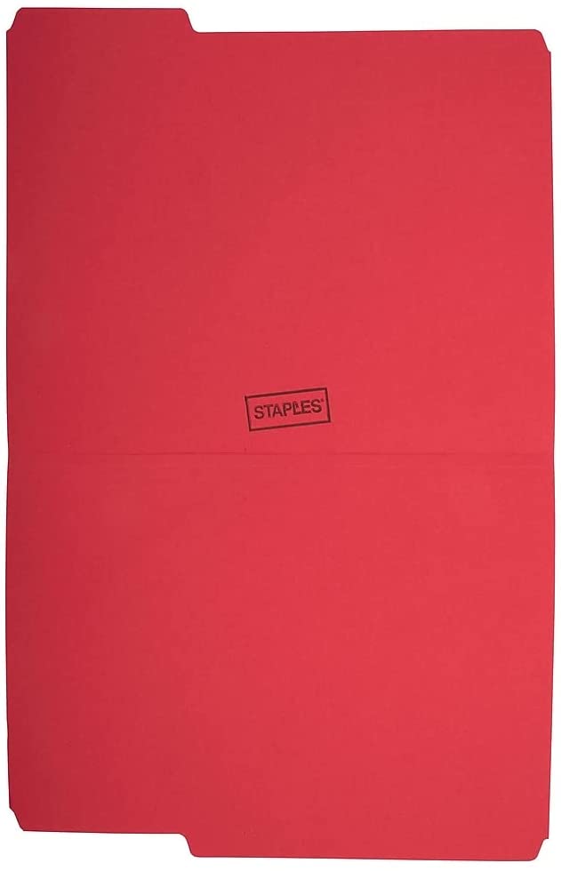 MyOfficeInnovations Colored Top-Tab File Folders 3 Tab Red Letter Size 24/Pack - Bild 3 von 4