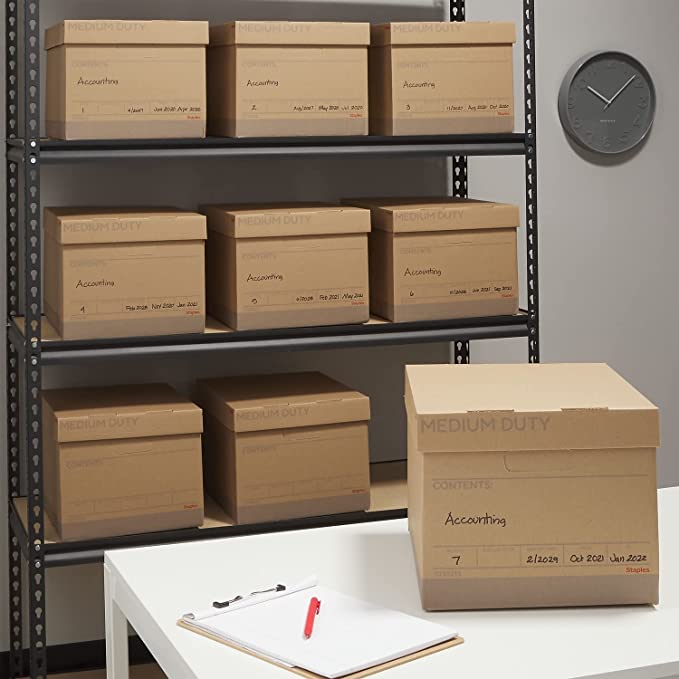 MyOfficeInnovations Medium Duty 100% Recycled Storage Boxes Letter/Legal Size - Foto 7 di 9