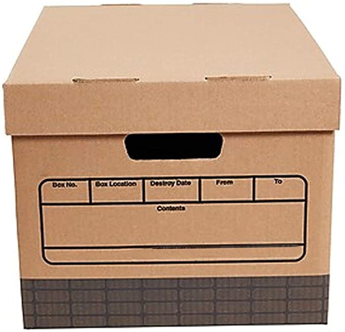 MyOfficeInnovations Medium Duty 100% Recycled Storage Boxes Letter/Legal Size