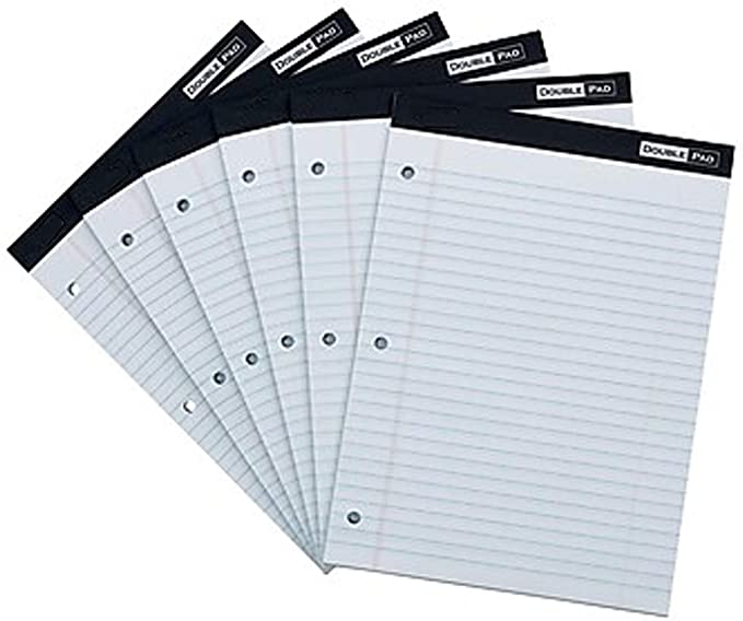 MyOfficeInnovations Double Pad Notepads 8.5x11.75 White 100 Sh/Pd 6 Pd/Pk 478900 - Bild 2 von 8