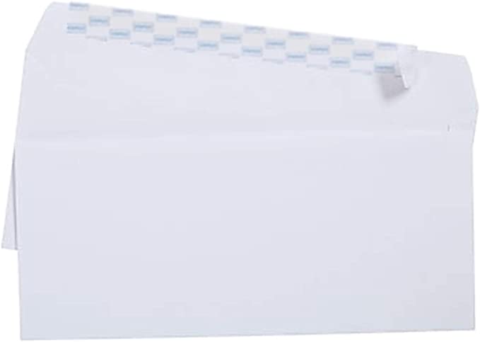 MyOfficeInnovations Easy Close #10 Envelope 4-1/8" x 9-1/2" White 500/Box - Afbeelding 1 van 4
