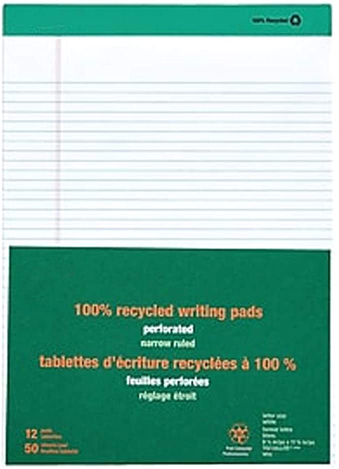 MyOfficeInnovations Notizblöcke 8,5" x 11,75" schmal weiß 50 Sh./Pad 12 Blöcke/PK - Bild 3 von 8