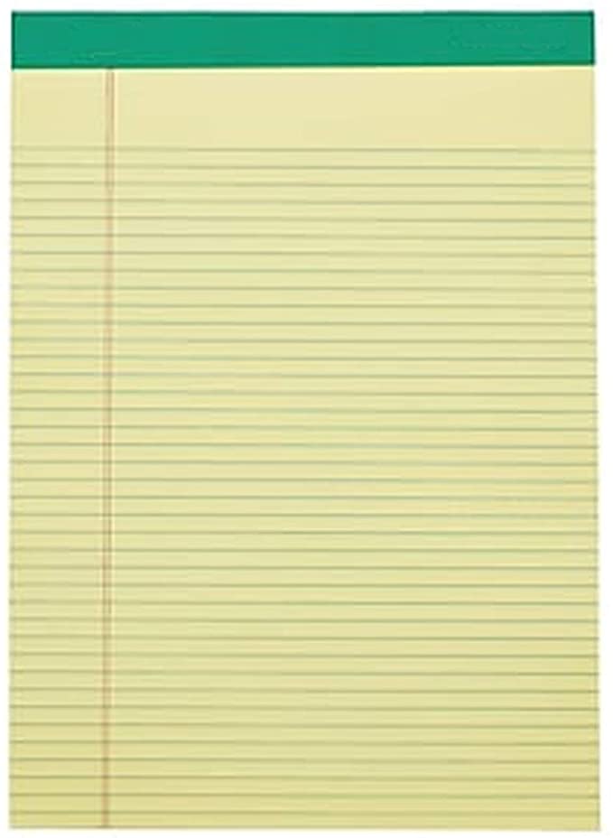 MyOfficeInnovations Notizblöcke 8,5" x 11,75" schmal gelb 50 Sh./Pad 12 Blöcke/PK - Bild 1 von 8